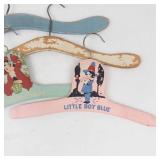 Vintage Painted Wooden Nursery Rhyme Child