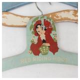 Vintage Painted Wooden Nursery Rhyme Child