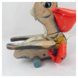 Vintage 1961 Fisher-Price Big Bill Pelican Pull Toy Model 794