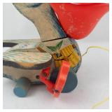 Vintage 1961 Fisher-Price Big Bill Pelican Pull Toy Model 794