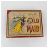 Collectable Antique Parker Brothers the Jolly Game of Old Maid Card Game