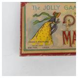Collectable Antique Parker Brothers the Jolly Game of Old Maid Card Game