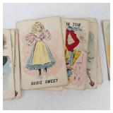 Collectable Antique Parker Brothers the Jolly Game of Old Maid Card Game