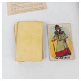 Collectable Antique Parker Brothers the Jolly Game of Old Maid Card Game