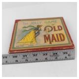Collectable Antique Parker Brothers the Jolly Game of Old Maid Card Game