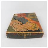 Vintage 1937 Whitman Old Maid Card Game Art Deco Boxed Set