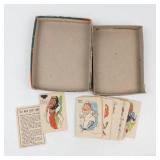 Vintage 1937 Whitman Old Maid Card Game Art Deco Boxed Set
