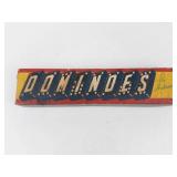 Vintage Halsam Dominoes Set in Original Box
