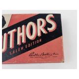 Vintage Parker Brothers Authors Salem Edition Card Game