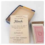 Vintage Parker Brothers Flinch Card Game With Box & Rules