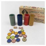 Vintage 1916 Parker Brothers Pollyanna Game Pieces Set