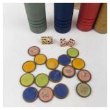 Vintage 1916 Parker Brothers Pollyanna Game Pieces Set