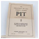 Vintage Parker Brothers Pit Bull and Bear Card Game