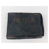 Vintage Parker Brothers Block Card Game Set