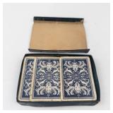 Vintage Parker Brothers Block Card Game Set