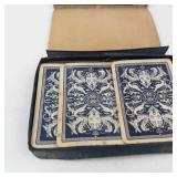 Vintage Parker Brothers Block Card Game Set