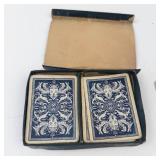 Vintage Parker Brothers Block Card Game Set