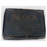 Vintage Parker Brothers Block Card Game Set