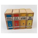 Vintage Russell Miniature Card Games (Lot of 4)