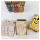 Vintage Russell Miniature Card Games (Lot of 4)
