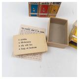 Vintage Russell Miniature Card Games (Lot of 4)