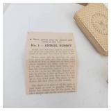 Vintage Russell Miniature Card Games (Lot of 4)