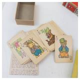 Vintage Russell Miniature Card Games (Lot of 4)