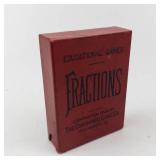 Antique 1902 Cincinnati Game Company Fractions Educational Card Game