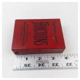 Antique 1902 Cincinnati Game Company Fractions Educational Card Game
