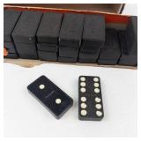Vintage Crown Dominoes by the Embossing Co. in Box