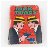 Vintage 1967 Whitman Big Little Book Dick Tracy Encounters Facey by Paul S. Newman