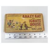 Vintage 1934 Adventures of Krazy Kat and Ignatz Mouse in Koko Land Saalfield Book **HIGH RESALE VALUE**