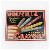 Priscilla Hexagon Crayons in Tin