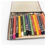 Priscilla Hexagon Crayons in Tin