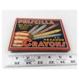 Priscilla Hexagon Crayons in Tin