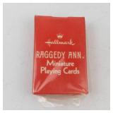 Hallmark Raggedy Ann Miniature Playing Cards Sealed