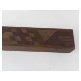 Handmade Wooden Pencil Case With Dixon Pencils