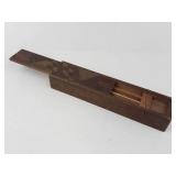 Handmade Wooden Pencil Case With Dixon Pencils