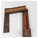 Handmade Wooden Pencil Case With Dixon Pencils