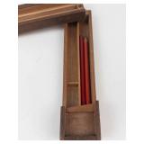 Handmade Wooden Pencil Case With Dixon Pencils