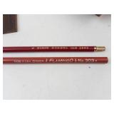 Handmade Wooden Pencil Case With Dixon Pencils