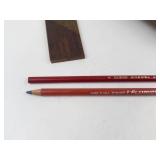 Handmade Wooden Pencil Case With Dixon Pencils