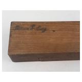 Handmade Wooden Pencil Case With Dixon Pencils