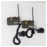 Vintage Toy Inc. Military 3-way Walkie-Talkie Set 903 (Lot of 2)