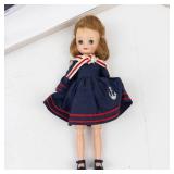 Vintage Vogue Ginny Doll in Navy Sailor Dress With Box & Inserts