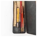 Vintage School Pencil Set & Arcadian Water Colors Mixed Lot