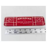 Vintage School Pencil Set & Arcadian Water Colors Mixed Lot