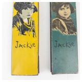 Jackie Pencil Tins With Pencils (Lot of 2)