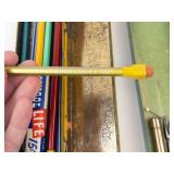Jackie Pencil Tins With Pencils (Lot of 2)