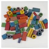 Vintage Playskool Wooden Building Blocks